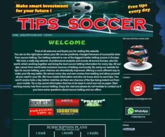 Tips-Soccer.com(Tips Soccer) Screenshot