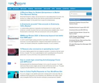 Tips2Secure.com(Technology & SEO Updates) Screenshot