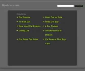 Tips4Car.com(Tips4Car) Screenshot