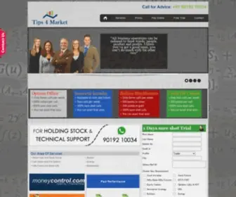 Tips4Market.com(Free intraday trading tips) Screenshot