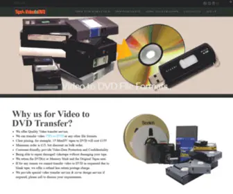 Tips4VideotoDVD.co.uk(Video to DVD Transfer Service) Screenshot