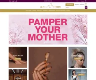 Tipsandtoes.com(Finest Nail Spa & Beauty Salon) Screenshot
