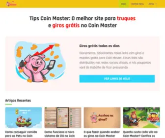 Tipscoinmaster.com(Tips Coin Master) Screenshot