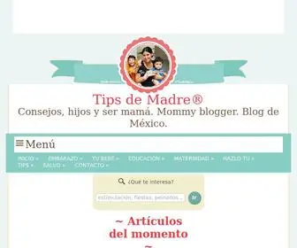 Tipsdemadre.com(Tips de Madre ®) Screenshot