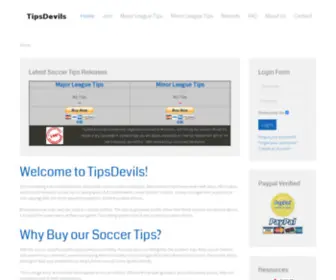 Tipsdevils.com(TipsDevils) Screenshot