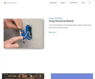 Tipsforefficiency.com(Tipsforefficiency) Screenshot