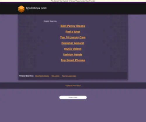 Tipsforlinux.com(Linux) Screenshot