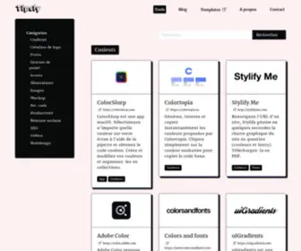 Tipsly.io(100 outils gratuits pour les métiers du digital) Screenshot