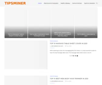 Tipsminer.com(TipsMiner) Screenshot