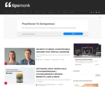 Tipsmonk.com(Tipsmonk) Screenshot