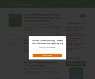Tipsonblogging.com(How to Rank on google) Screenshot
