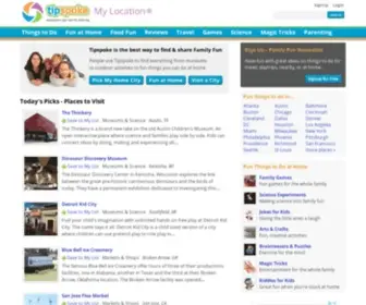 Tipspoke.com(Tips on Fun Things to Do) Screenshot
