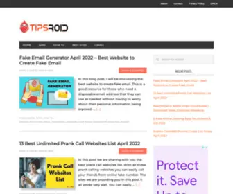 Tipsroid.com(Best Android and iOS Applications) Screenshot