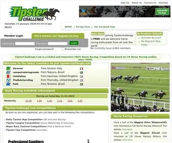 Tipsterchallenge.com(Free horse racing tipster competition) Screenshot