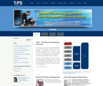 Tipsweb.com(The Alarm Management Software Company) Screenshot