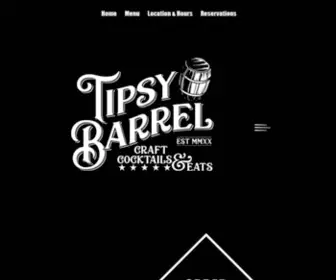 Tipsybarrelbar.com(Restaurant) Screenshot