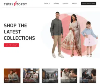 Tipsytopsywear.com(Tipsy Topsy) Screenshot