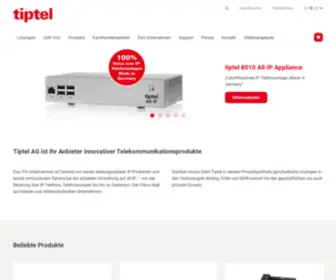 Tiptel-Online.ch(Tiptel Schweiz) Screenshot