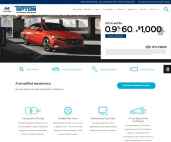 Tiptonhyundai.com(Tiptonhyundai) Screenshot