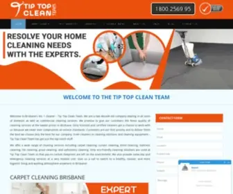 Tiptopcleanteam.com.au(Brisbane's Number 1 Cleaning Company) Screenshot