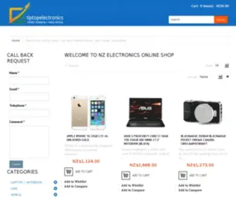 Tiptopelectronics.co.nz(Electronics Online Shop) Screenshot