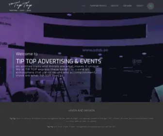 Tiptopevents.ae(Top Event Management Company) Screenshot