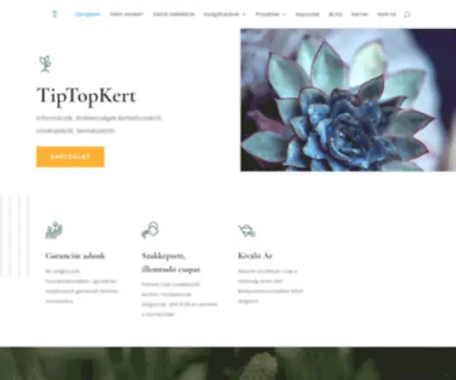 Tiptopkert.hu(Kert és Hobbi Webáruház) Screenshot