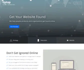 Tiptopsm.com(We Connect You With Your Customers) Screenshot