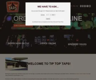 Tiptoptaps.com(Tip Top Taps) Screenshot