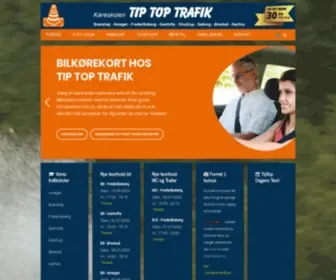 Tiptoptrafik.dk(Tip Top Trafik Køreskolen du kan stole på) Screenshot