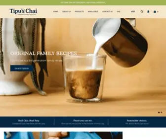 Tipuschai.com(Tipu's Chai) Screenshot