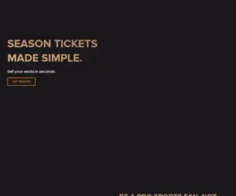 Tiqassist.com(Season Ticket Resale Made Simple) Screenshot