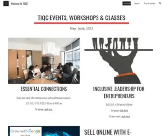 TiqCevents.com(TIQC) Screenshot