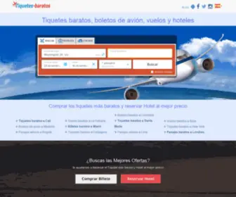 Tiquetes-Baratos.com(Encuentra las Ofertas de Vuelos y Hoteles) Screenshot