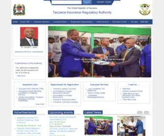 Tira.go.tz(Tanzania Insurance Regulatory Authority) Screenshot