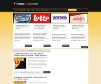 Tirage-Gagnant.be(Tirage Gagnant) Screenshot