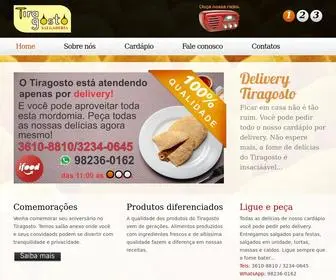 Tiragostosalgaderia.com.br(Tiragosto Salgaderia) Screenshot