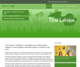 Tirailatvijai.lv(PAR “TĪRAI LATVIJAI” PROJEKTU) Screenshot