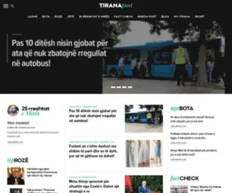 Tiranapost.al(Lajme) Screenshot