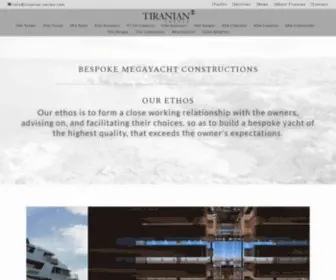 Tiranian-Yachts.com(Home Tiranian Yachts) Screenshot