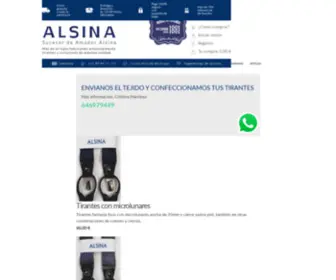 Tirantesalsina.com(Tirantes Alsina) Screenshot
