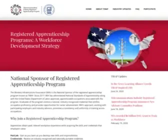 Tirap.org(Telecommunications Industry Registered Apprenticeship Program) Screenshot