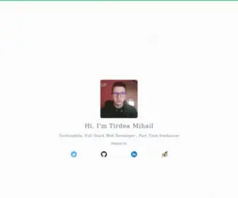 Tirdeamihai.com(Tirdea Mihail) Screenshot