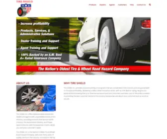 Tire-Shield.com(The Nation's Oldest Tire & Wheel Road Hazard Company) Screenshot