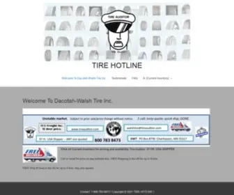 Tireauditor.com(Dacotah-Walsh Tire Inc) Screenshot