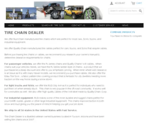 Tirechaindealer.com Screenshot