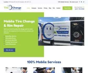 Tirechange.ca(TIRE CHANGE Services) Screenshot