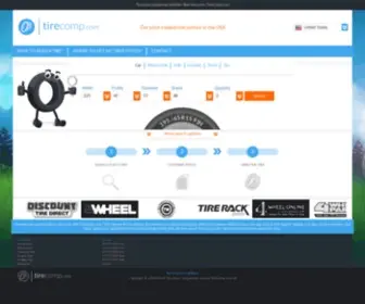 Tirecomp.com(Tire price comparison website) Screenshot