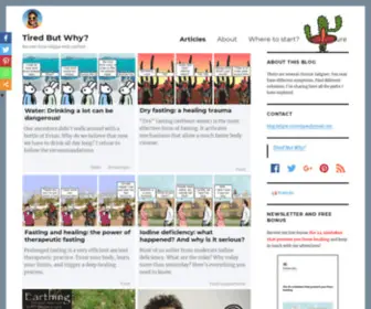 Tiredbutwhy.com(Recover from fatigue with method) Screenshot