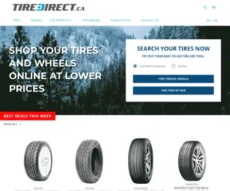 Tiredirect.ca(Large selection of Summer tires) Screenshot